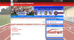 Desktop Screenshot of decines-meyzieu-athle.com
